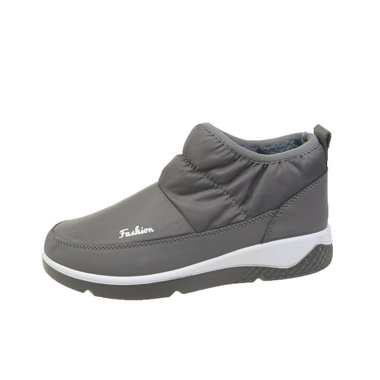 Damen Gepolsterte Slip-On Winter-Booties mit Keilsohle Shop Nory