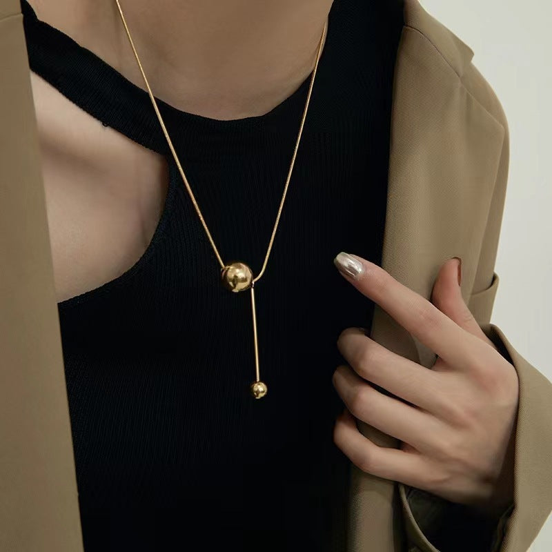 Damen Halskette mit modernem Pendel-Design Shop Nory