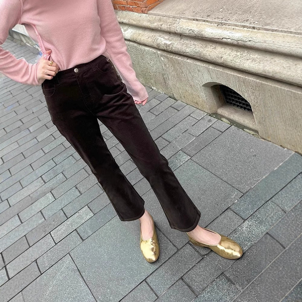 Damen Bequeme und stilvolle Stoffhose Shop Nory