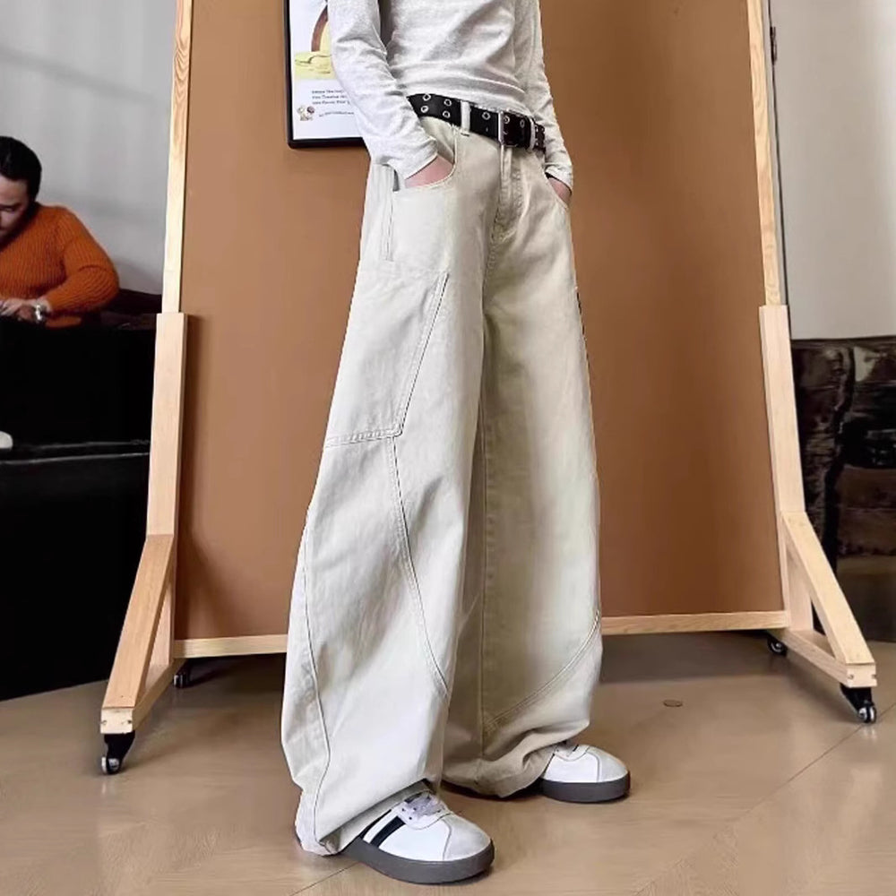 Damen Weitgeschnittene Cargo-Hose mit Karomuster Shop Nory