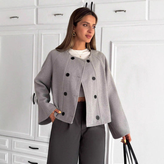 Damen Modische Oversized Jacke