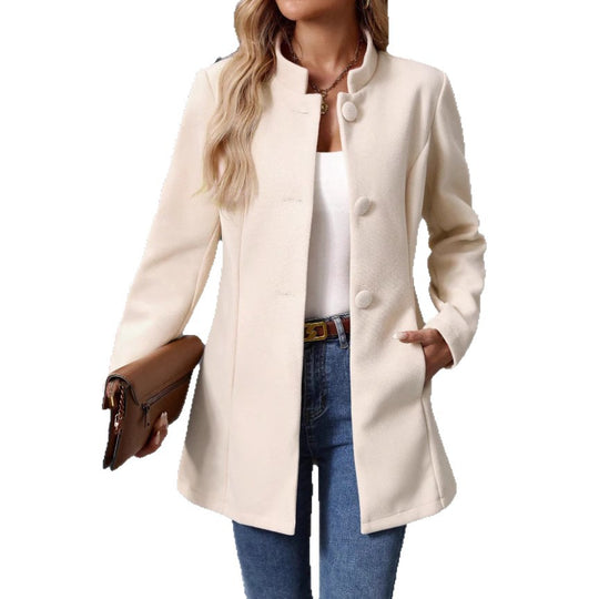 Damen Elegante und moderne Wollmantel