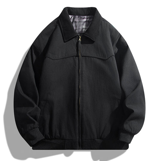 Herren Lässige Übergangsjacke mit Reißverschluss Shop Nory