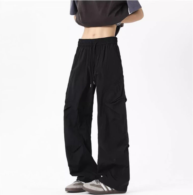 Damen Lässige Cargo-Hose mit Dehnbund und praktischen Taschen Shop Nory