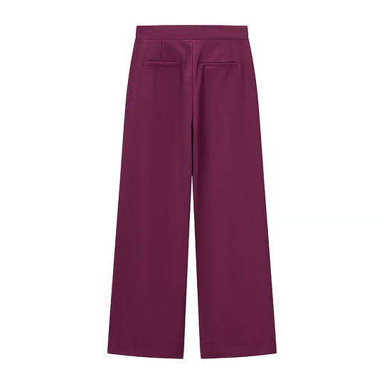 Damen Tailoriertes Hosenanzug-Set mit Federbesatz an den Manschetten Shop Nory