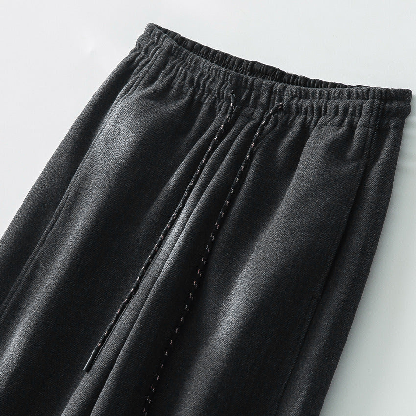 Damen Weite Komfort-Strickhose mit Gummibund und Tunnelzug Shop Nory