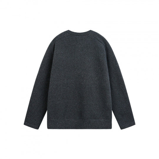 Unisex Feinstrick-Henley-Pullover mit Raglanärmeln und halber Knopfleiste Shop Nory