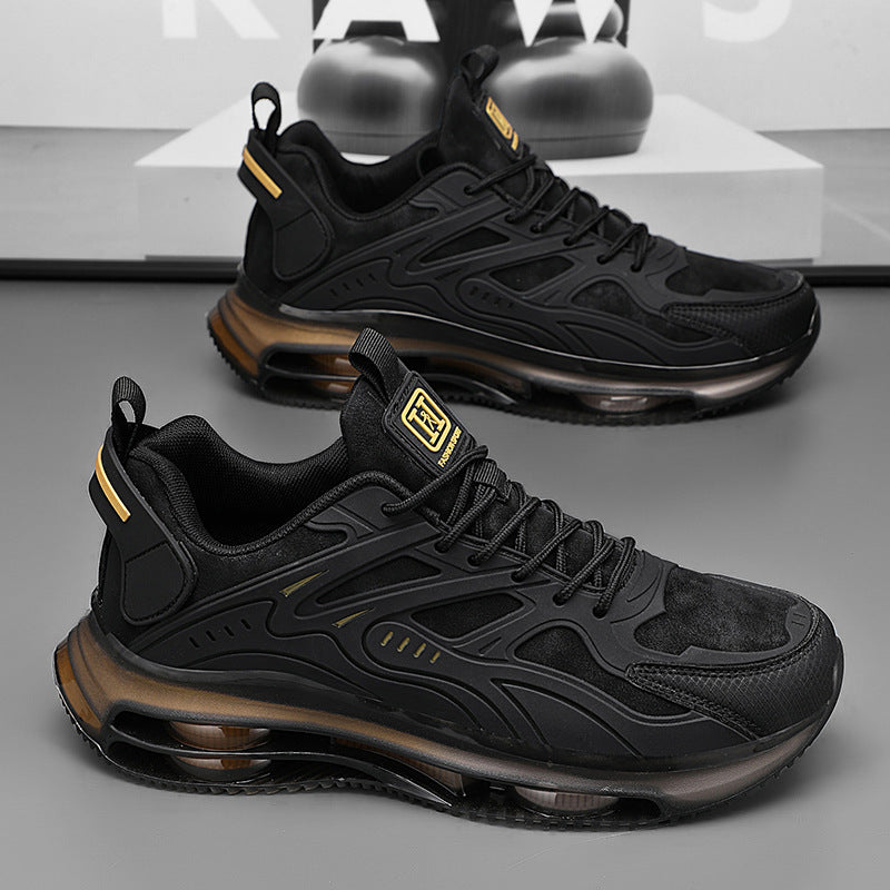 Herren Moderner Komfort-Sneaker mit transparenter Luftkammer und strukturierter TPU-Ummantelung Shopy Nory