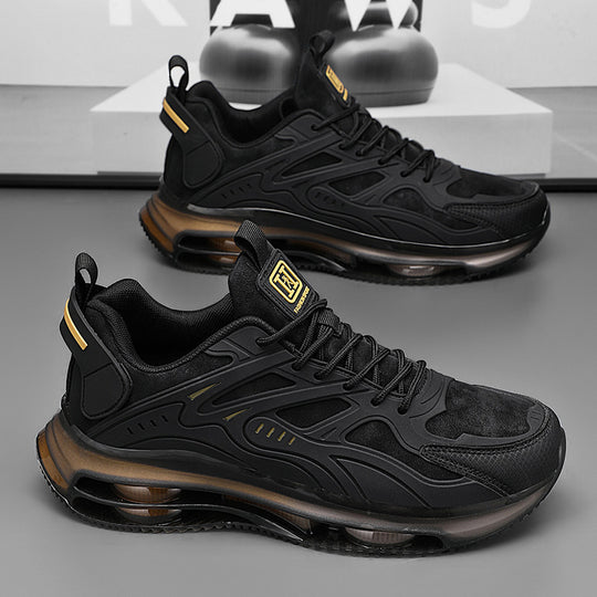 Herren Moderner Komfort-Sneaker mit transparenter Luftkammer und strukturierter TPU-Ummantelung Shopy Nory