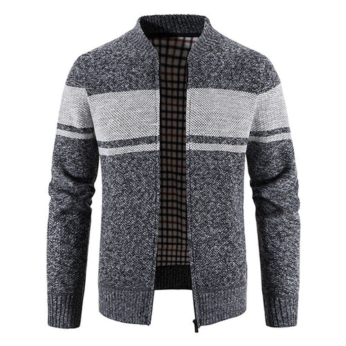 Herren modische Strickjacke mit strukturiertem Design