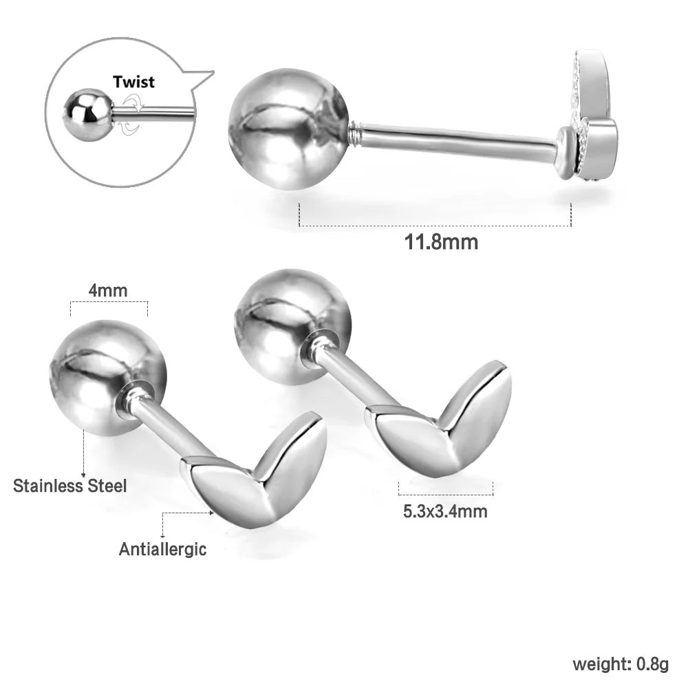 Damen Ohrstecker im schmetterlingsförmigen Design Shop Nory