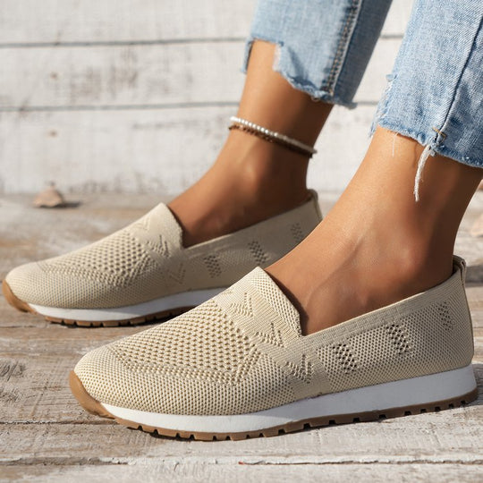 Damen Komfortable Slip-On Sneakers