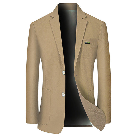 Herren Modernes Stretch Business-Sakko mit schmalem Schnitt und aufgesetzten Taschen Shop Nory