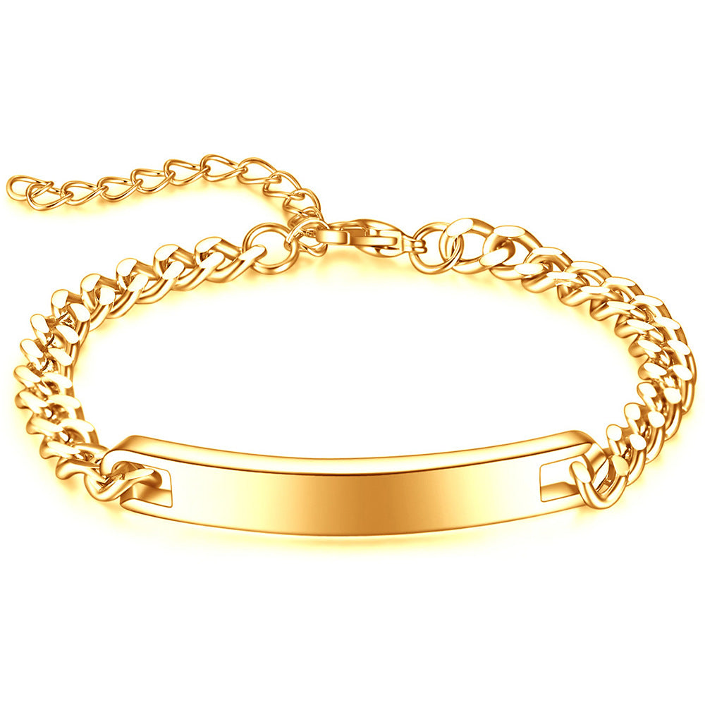 Herren personalisierbares Edelstahlarmband mit robustem Design Shop Nory
