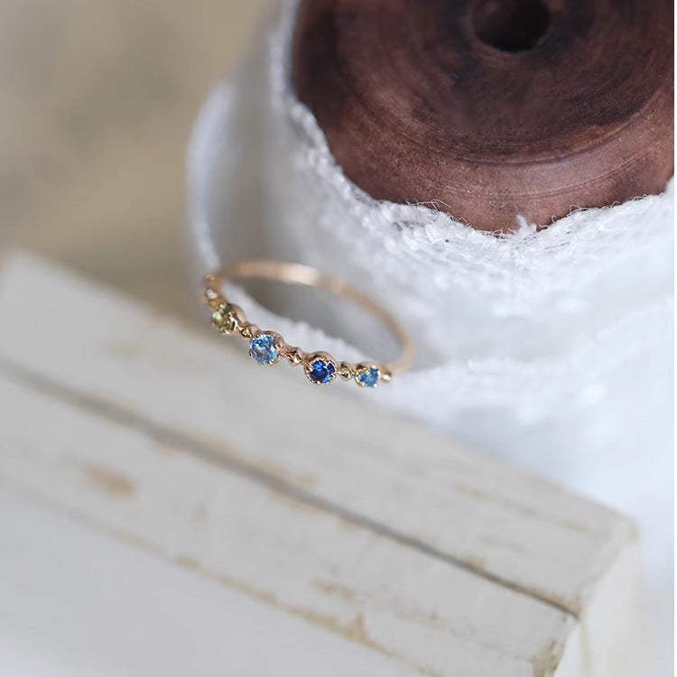 925 Sterling Silber Zirkon Geometrische Offene Ringe 925 Sterling Silber Ringe | Shop Nory