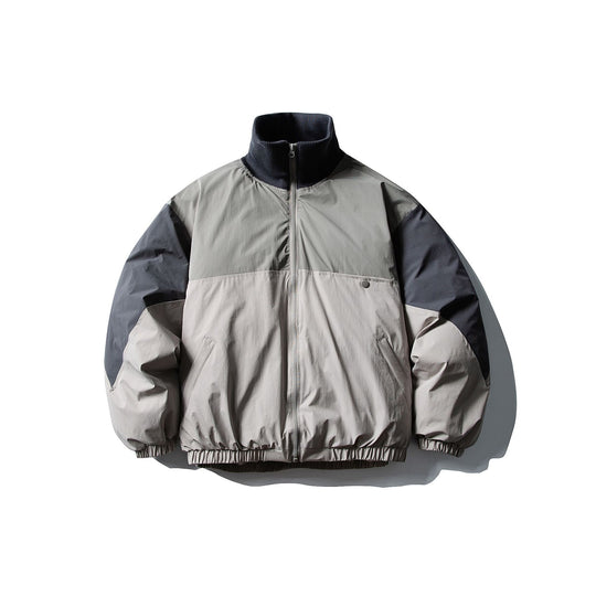 Herren Wattierter Boxy-Bomber mit hohem Rippenkragen und elastischem Saum Shop Nory