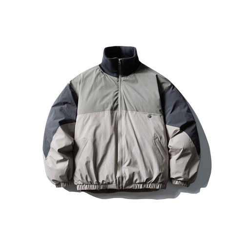 Herren Wattierter Boxy-Bomber mit hohem Rippenkragen und elastischem Saum Shop Nory