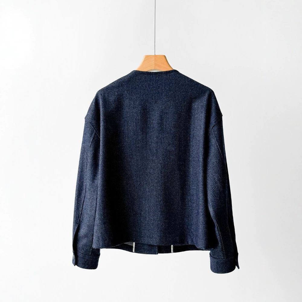 Damen Modische Jacke mit Knöpfen und praktischen Taschen Shop Nory