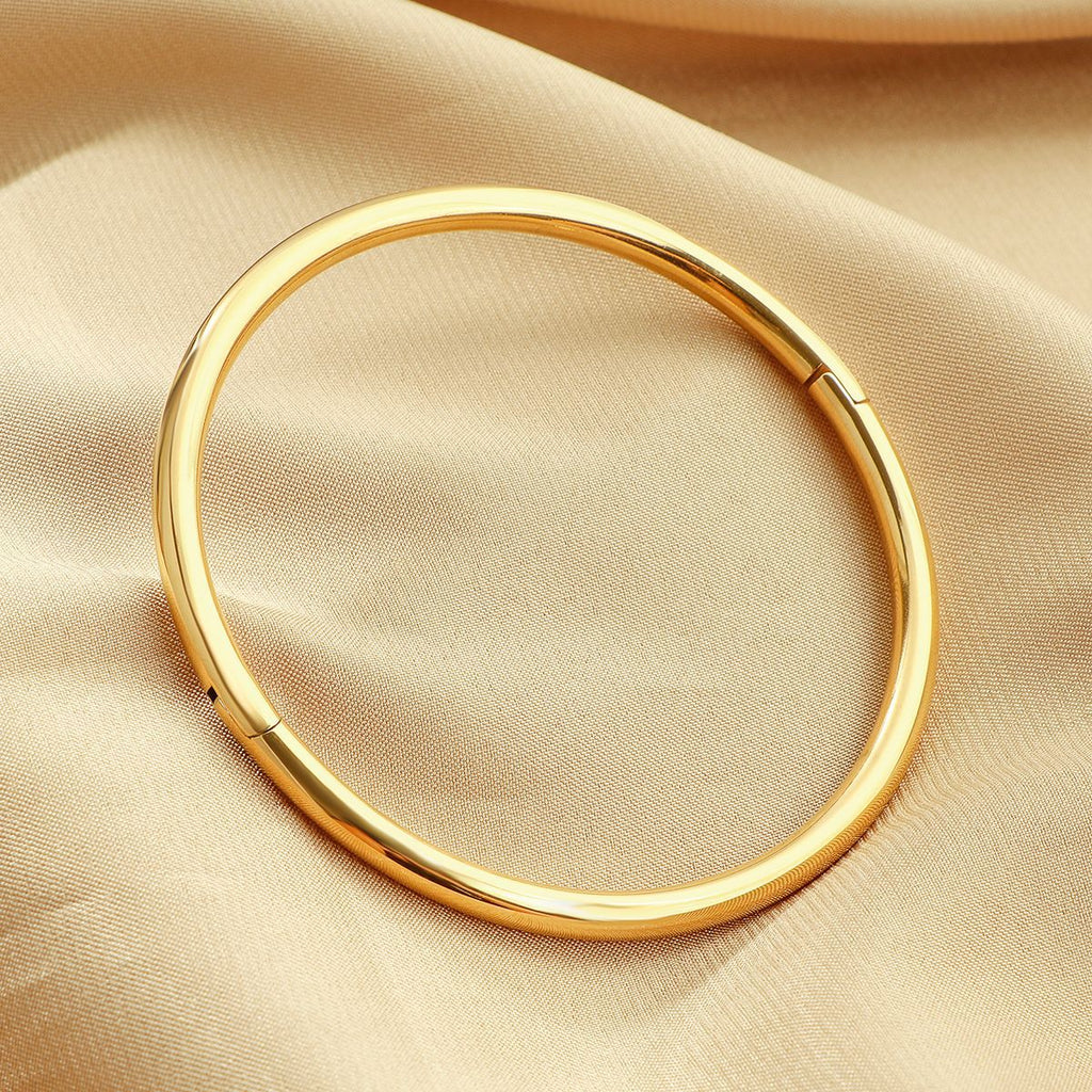 Frauen Sleek Gold Armreife Shop Nory