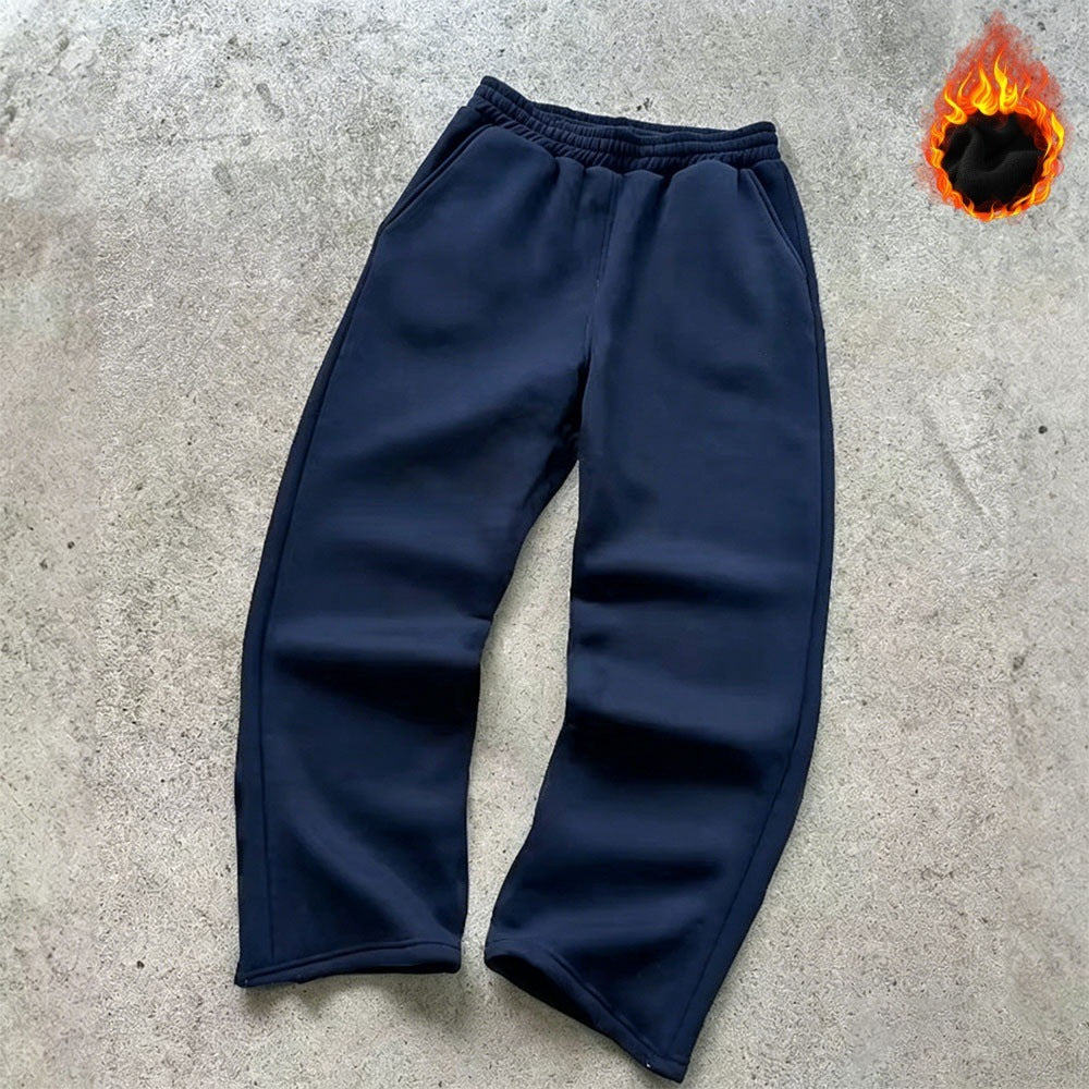 Unisex nan gefütterte Sweatpants mit elastischem Komfortbund, geradem Bein und seitlichen Eingrifftaschen Shop Nory