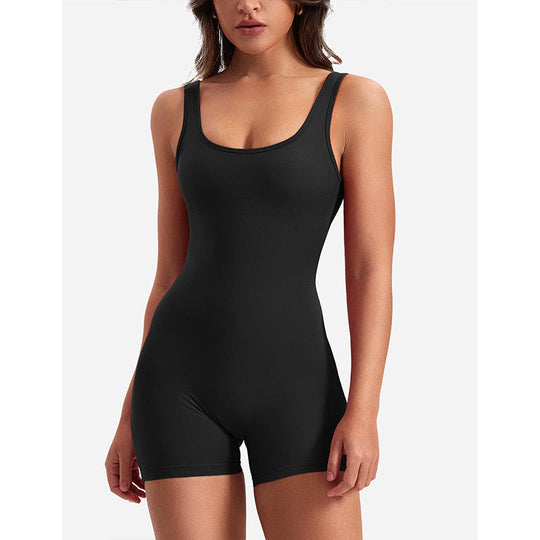Damen Eleganter und figurbetonter Sport-Jumpsuit