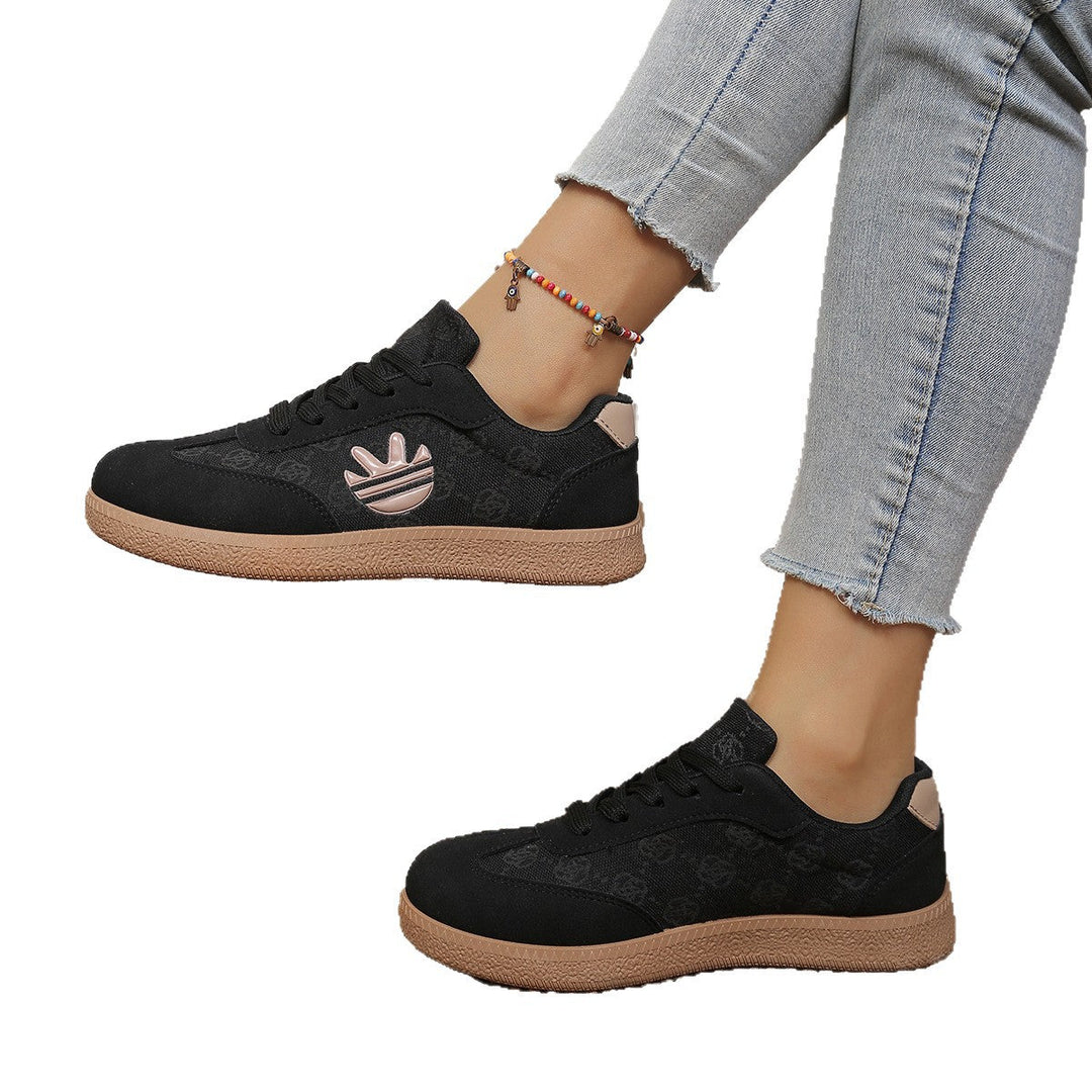 Damen Sneakers mit rutschfester Sohle und weichem Obermaterial