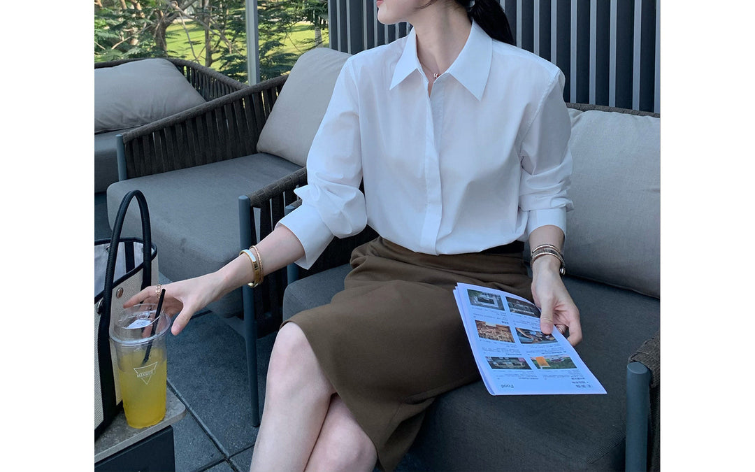 Damen Elegante und lässige Bluse Shop Nory