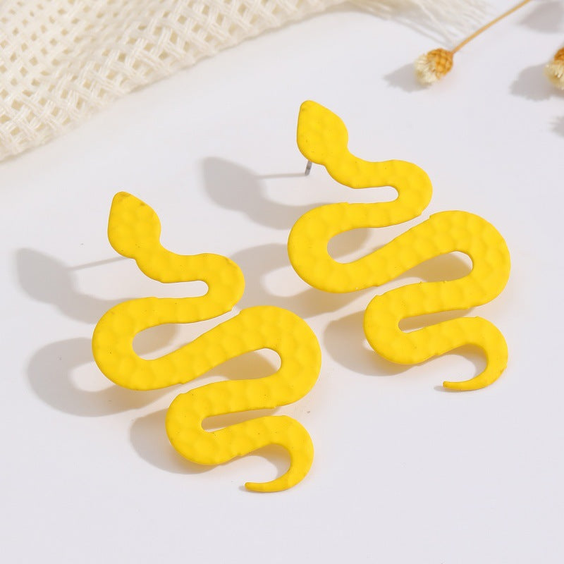 Damen Ohrringe im kunstvollen Schlangen-Design Shop Nory