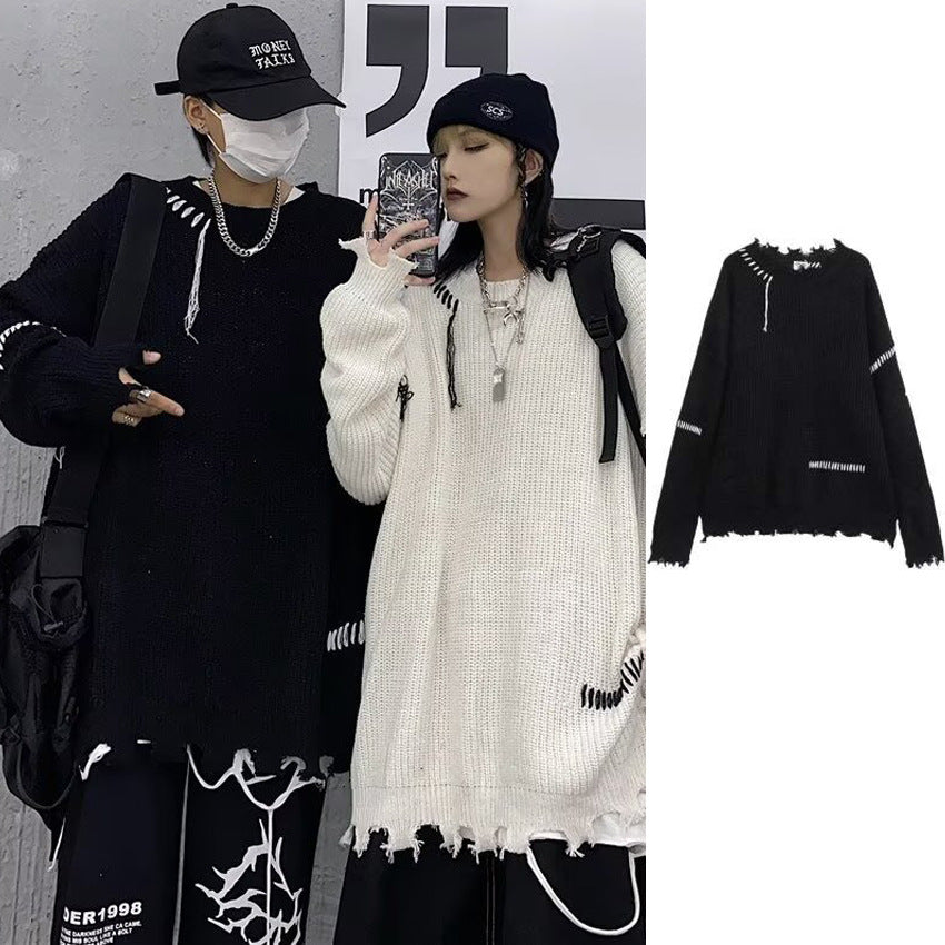 Unisex Oversized Strickpullover mit einzigartigem Design Shop Nory