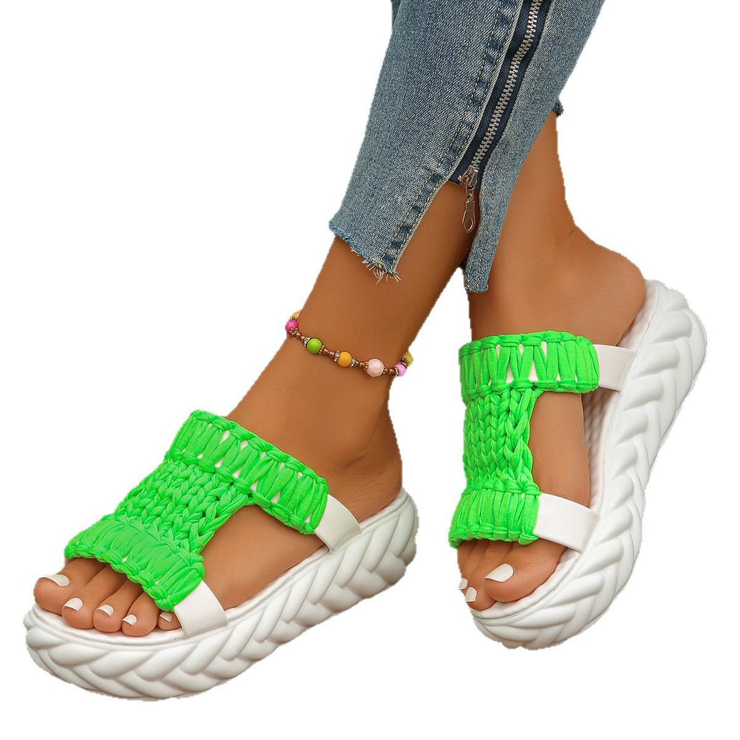 Damen Bequeme Kork-Sandalen mit innovativem Design und rutschfester Sohle