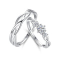 Damen Eheringe mit kunstvollem Design und funkelnden Zirkonia Shop Nory