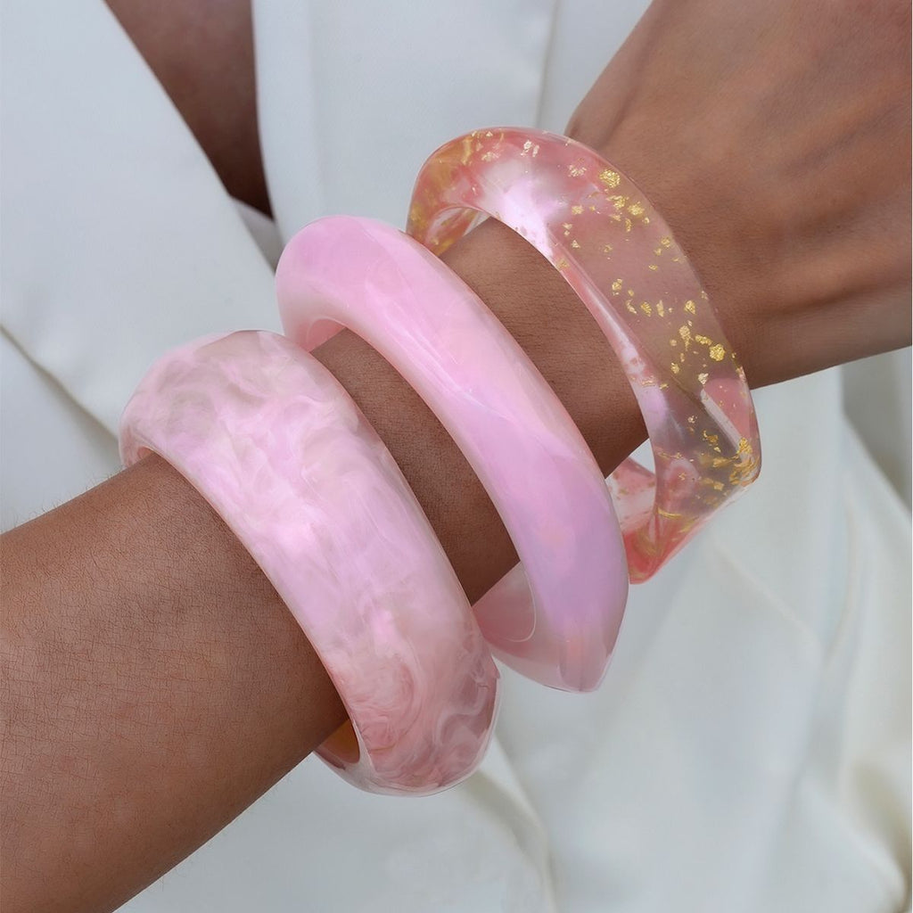 Damen Armband-Set aus hochwertigem Acryl mit kreativen Designs Shop Nory