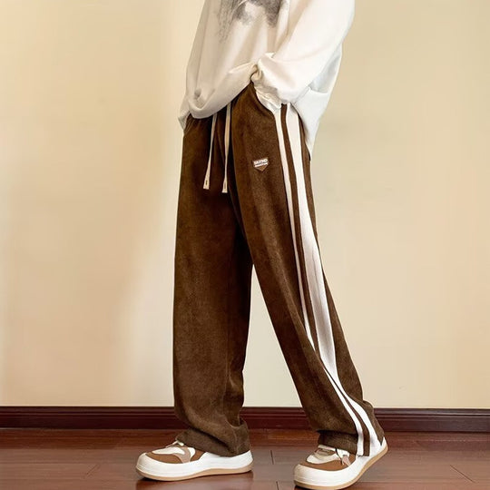 Herren Bequeme Chino-Hose mit Kontraststreifen Shop Nory