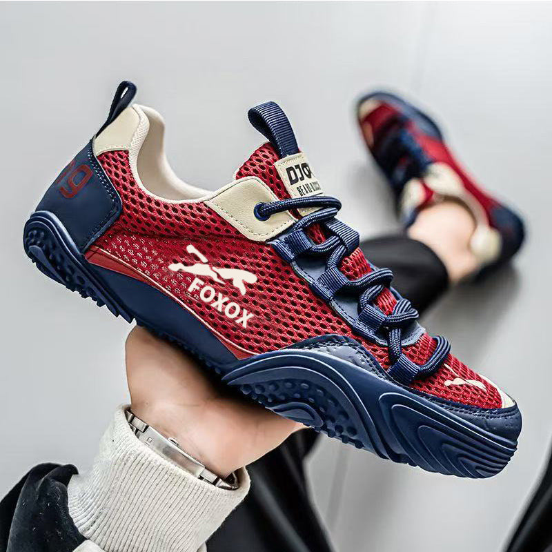 Herren Atmungsaktiver Mesh-Trail-Sneaker mit verstärkter Profilsohle und gepolstertem Komfortschaft Shop Nory