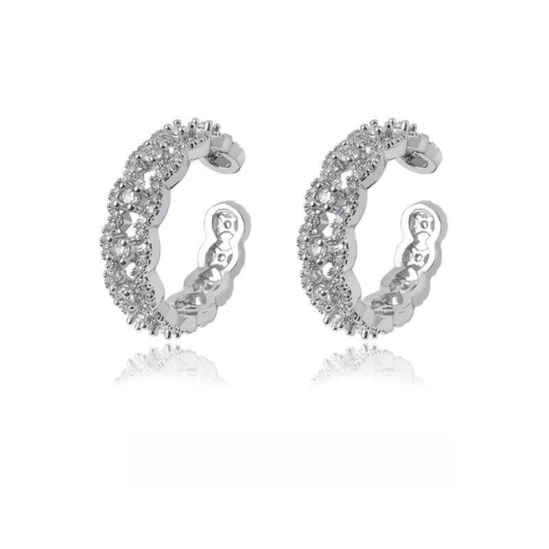 Damen eleganter Ring mit funkelnden Zirkonia-Details Shop Nory