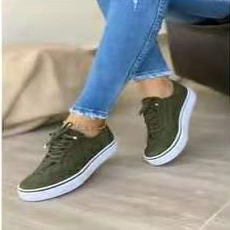Damen Sneaker mit modischem Textilobermaterial und dämpfender Sohle