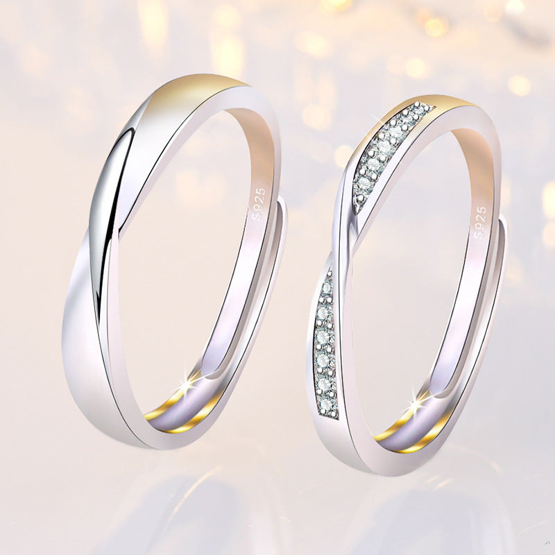 Damen Eleganter, zeitloser Ring mit funkelnden Zirkonia Shop Nory