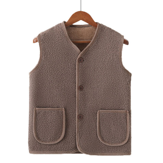 Damen Kuschelige Weste aus Teddyfleece Shop Nory