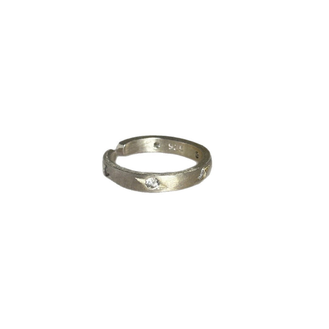 Damen Offener Stilring mit funkelnden Sternen Shop Nory