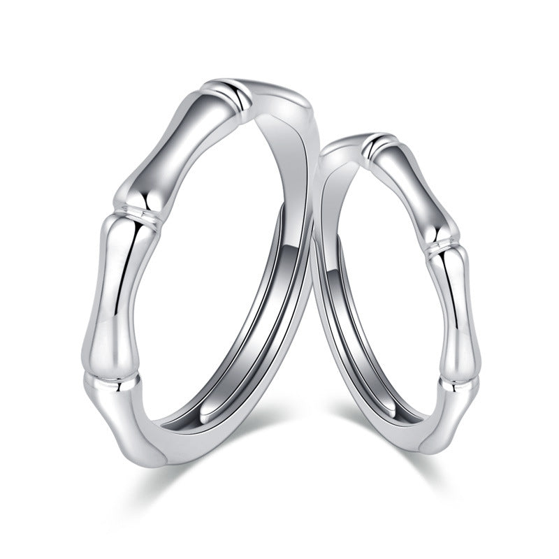 Damen eleganter Bandring mit einzigartigem Bambusdesign Shop Nory