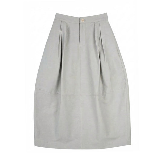 Damen Eleganter Midirock mit Falten Shop Nory