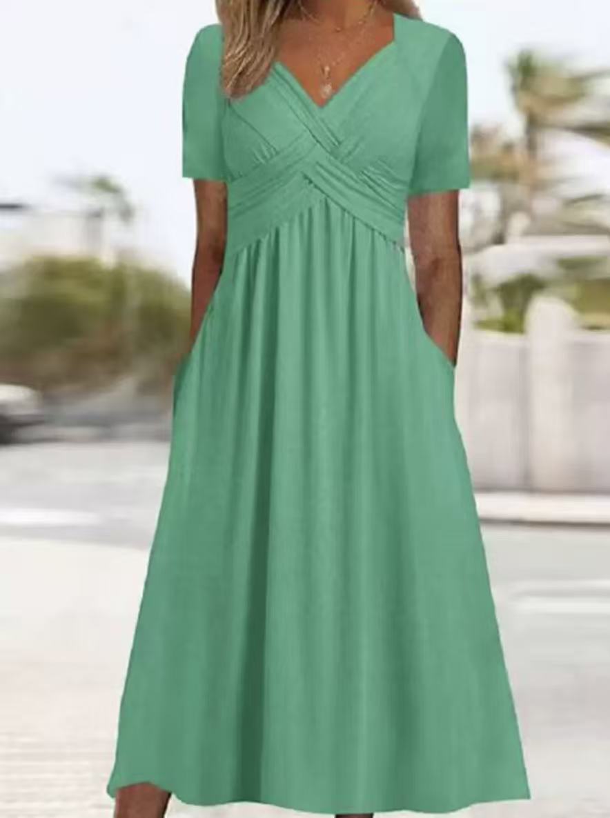 Damen lockeres Maxi-Kleid