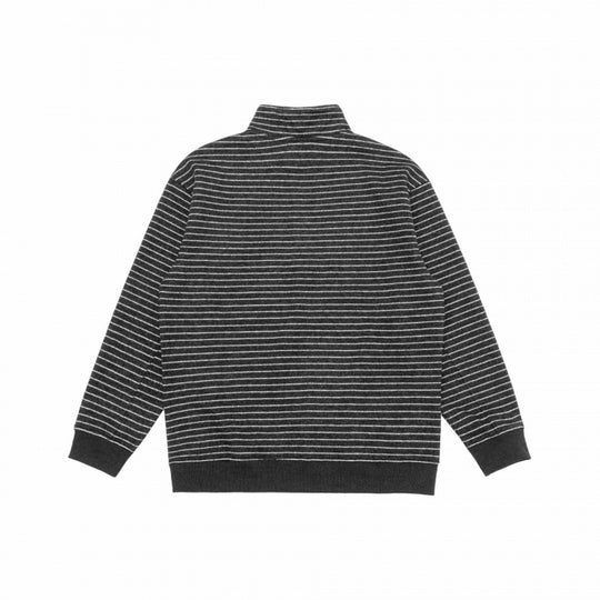 Unisex Oversize-Feinstrickpullover mit halbem Reißverschluss und Stehkragen Shop Nory