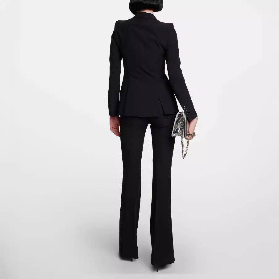 Damen Maßgeschneiderter Einreihiger Blazer mit skulpturierter Schulter und tailliertem Cut Shop Nory