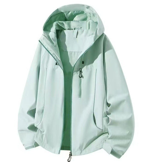 Herren Wasserdichte Kapuzen-Softshelljacke mit winddichtem Schnitt und Reißverschluss Shop Nory