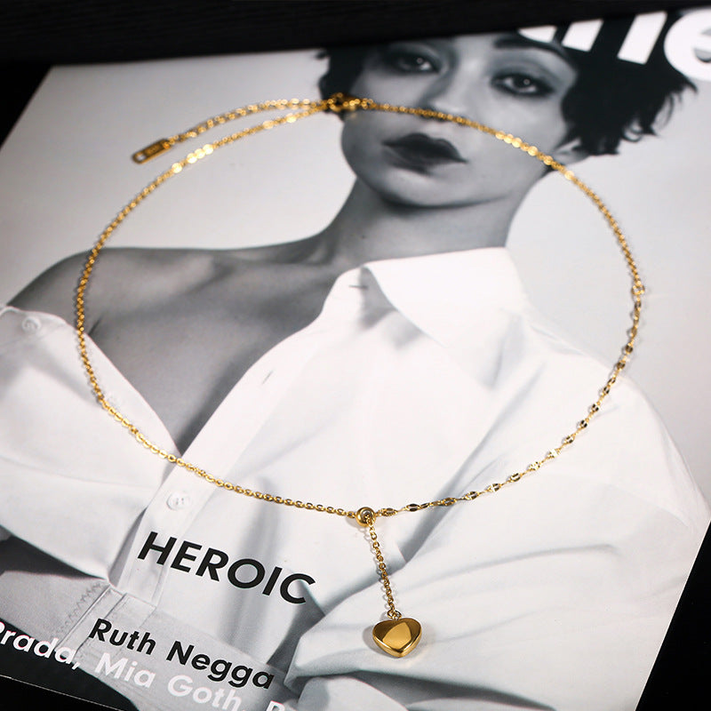 Damenschmuck Herz Charm Lagenhalskette Shop Nory