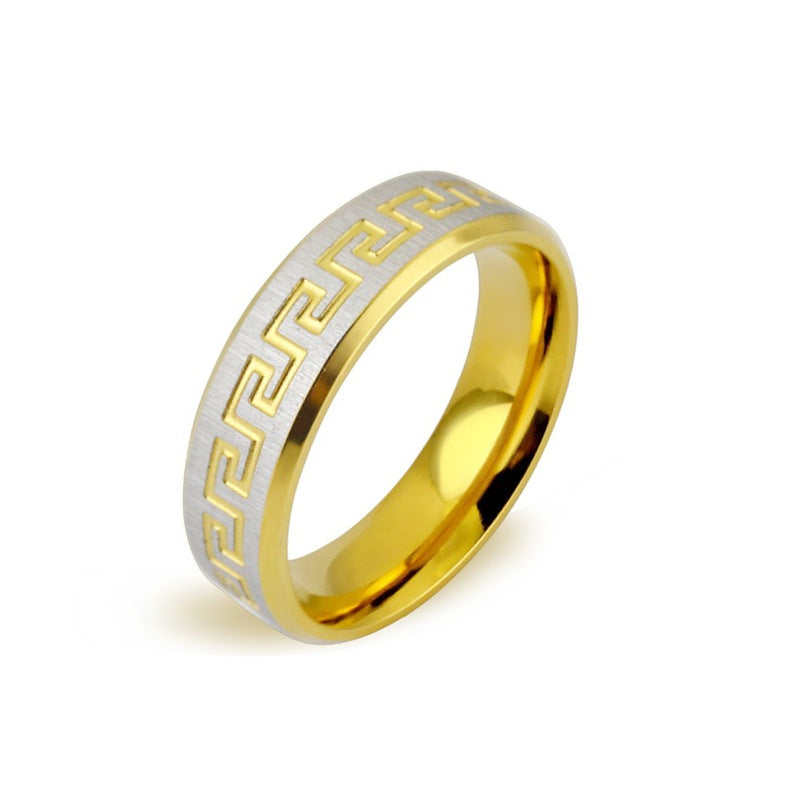Herren Ring mit stilvollem und kunstvollem Muster Shop Nory