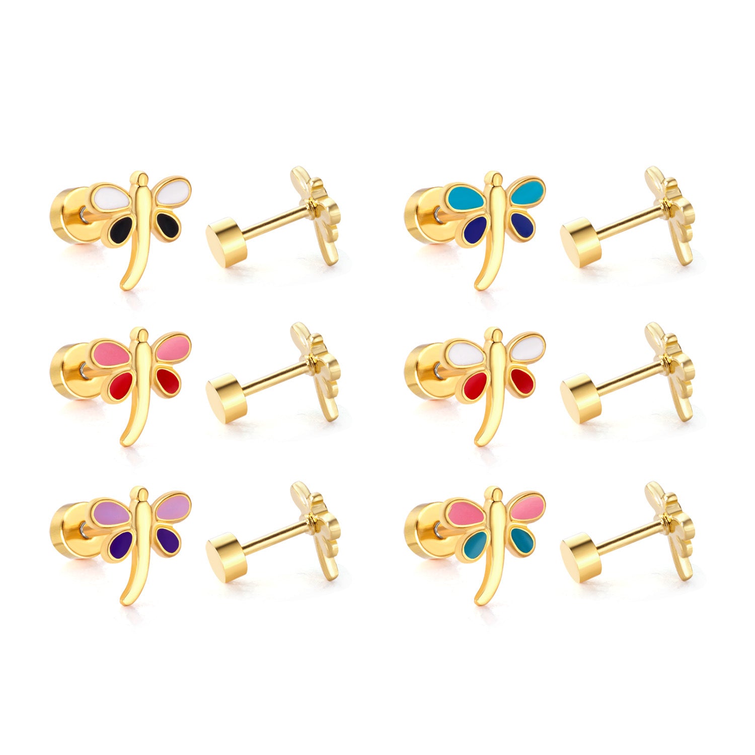 Damen Ohrstecker im floralen Design Shop Nory