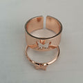 Damen Ring-Set mit zarte Schmetterlingsmotiven und elegantem Design Shop Nory
