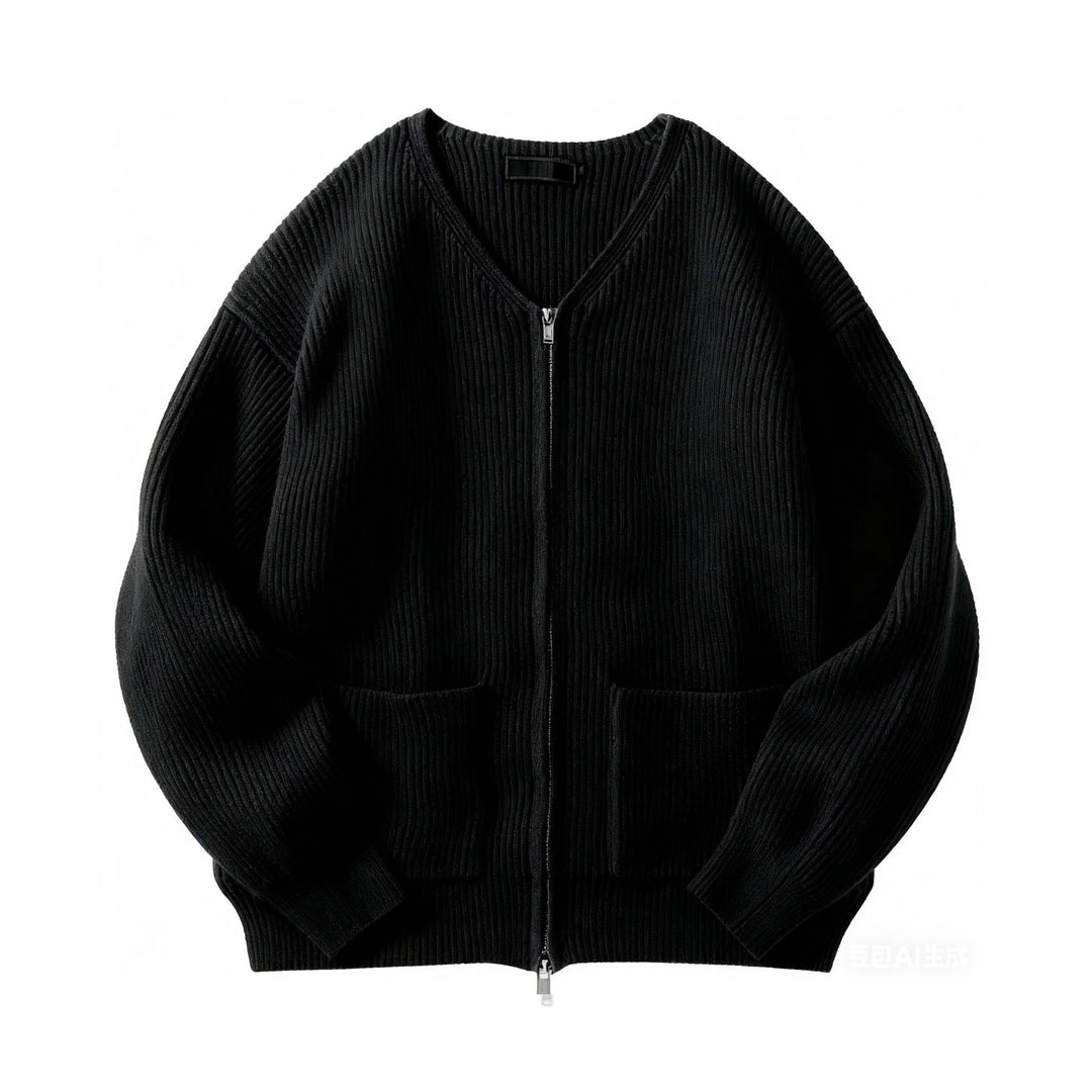 Damen Modische Strickjacke mit Reißverschluss Shop Nory
